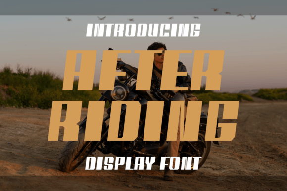 After Riding Font for Bold Design