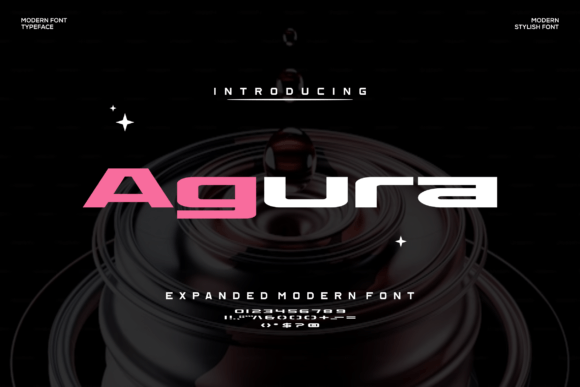 Agura: A Bold Display Font