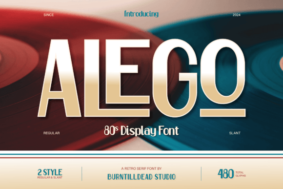 Alego: A Retro Display Font with Sans Serif Charm