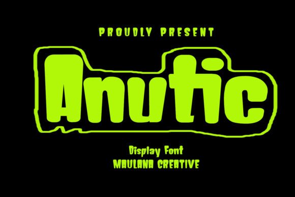Anutic: A Playful Display Font for Creative Projects