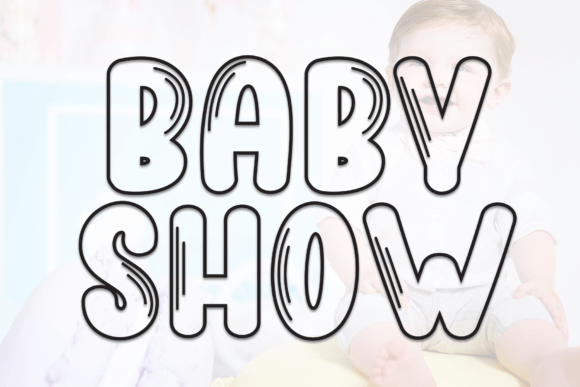 Baby Show: A Casual Display Font for Engaging Content