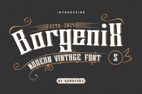 Borgenix: The Vintage Display Font for Campaign Visuals That Connect