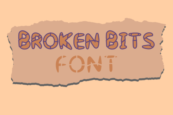 Broken Bits Font Download