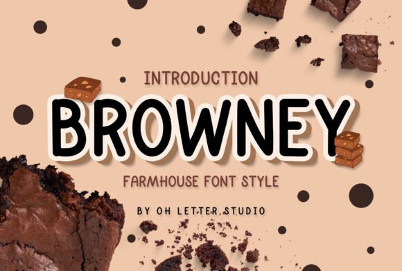 Browney Display Font: Make Your Brand Look Bold, Cute, and Professional