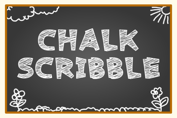 Chalk Scribble Display Font for Modern Web Design Projects