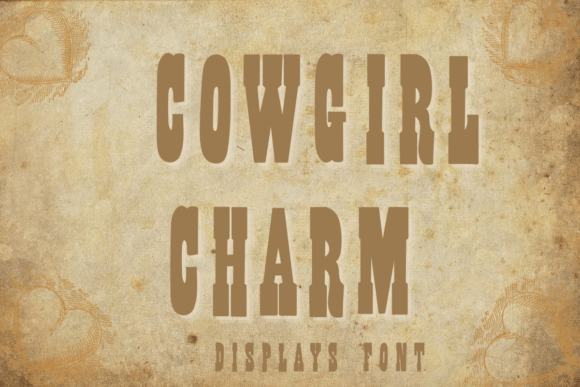 Cowgirl Charm Font for Creative Makers