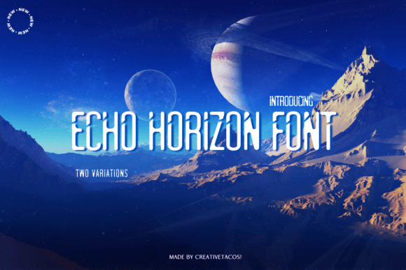 Echo Horizon: A Display Font for Refined Editorial Design