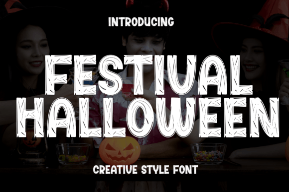 Festival Halloween Font: Spooky Display Typeface for Your Crafting Projects