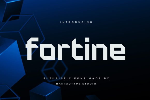 Fortine: A Futuristic Font for Creative Makers