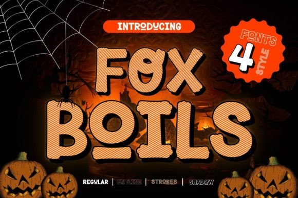 Fox Boils: A Fun Display Font for Crafters and Sellers