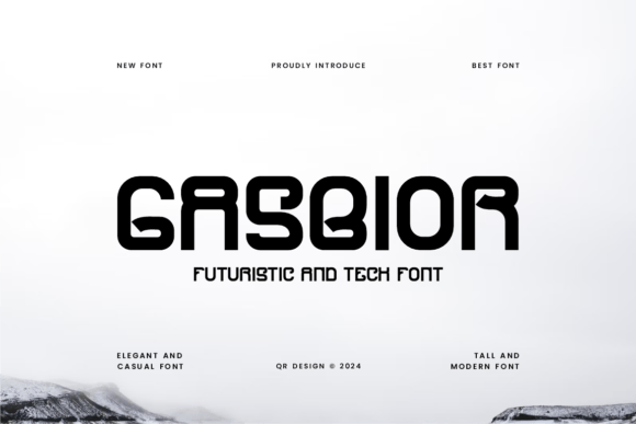 Gasbior Font for Modern Web Design