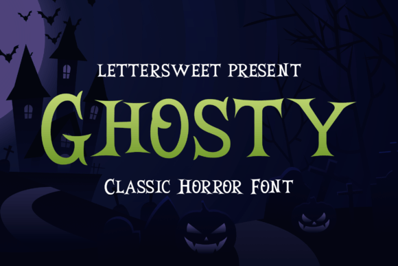 Ghosty: A Horror Font for Bold Design