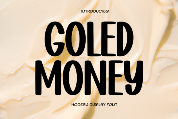 Goled Money Font for Business Branding
