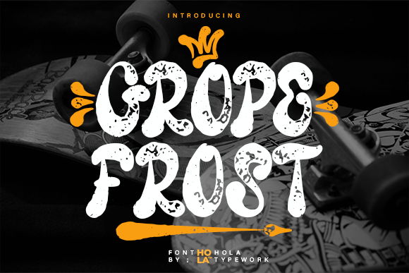Grope Frost: A Natural Retro Brush Font for Standout Campaigns