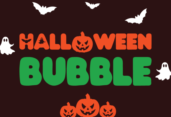 Halloween Bubble Font Brings Playful Energy to Branding Projects
