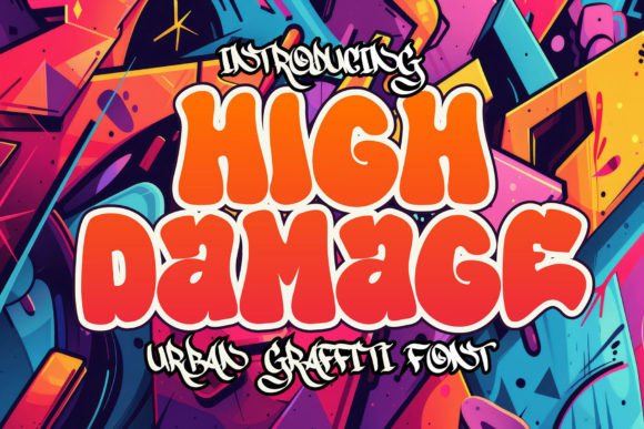 High Damage Font for Bold Branding
