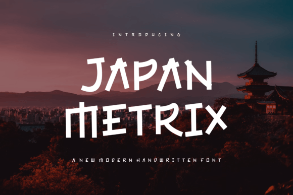 Japan Metrix: A Bold Font for Editorial Design