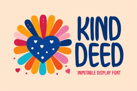 Kind Deed Display Font for Sophisticated Digital Design
