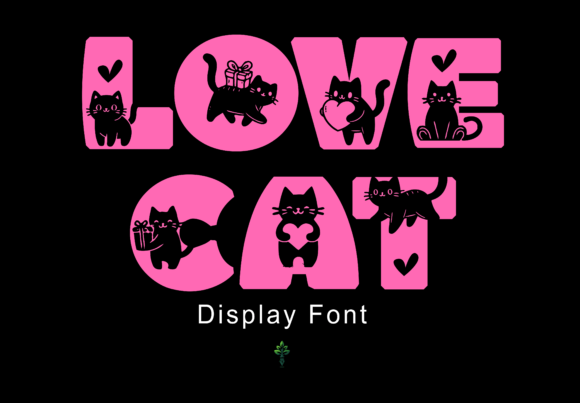 Love Cat Display Font for Web and Brand Design
