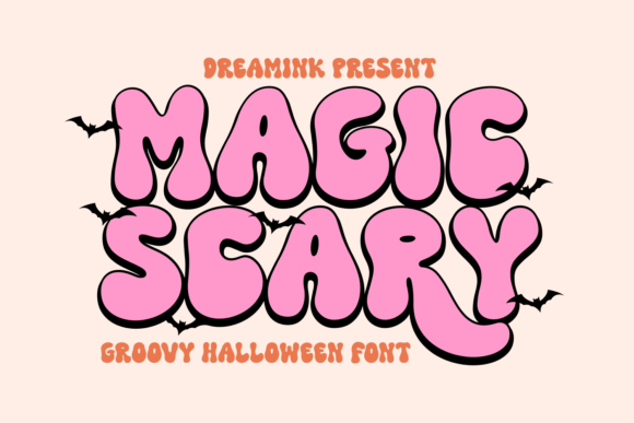 Magic Scary Display Font for Cozy Brand Packaging
