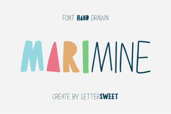 Marimine: A Handcrafted Display Font