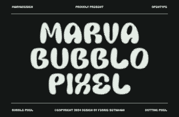 Marva Bubblo Pixel Font