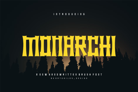 Monarchi: A Display Font for Bold Branding