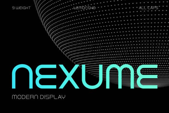 Nexume Display Font for Marketing Campaigns and Digital Media