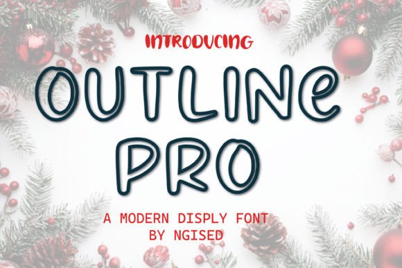 Outline Pro Display Font: A Real Business Branding Solution