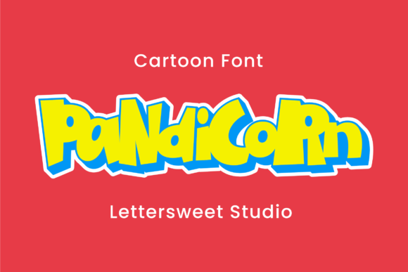 Pandicorn: A Playful Display Font for Kids' Design Projects