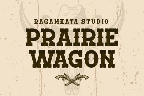 Prairie Wagon Font for Creative Projects