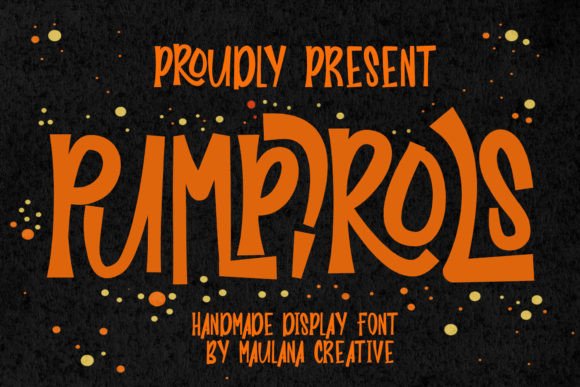 Pumpirols: A Handmade Display Font for Editorial Design