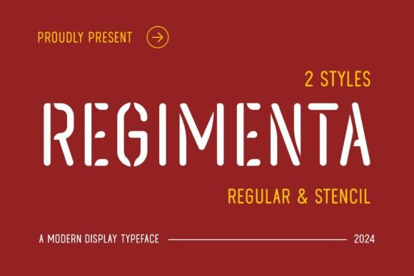 Regimenta Font for Web Design