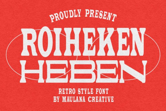 Roiheken Heben: A Retro Serif Font for Vintage Brand Design