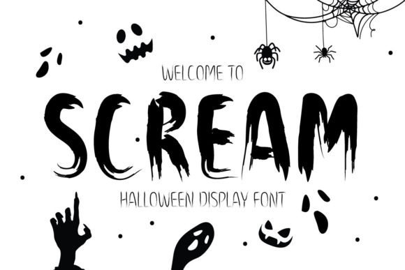 Scream Font: A Halloween Display Masterpiece