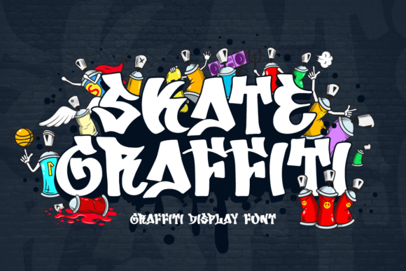 Skate Graffiti Font for Bold Design