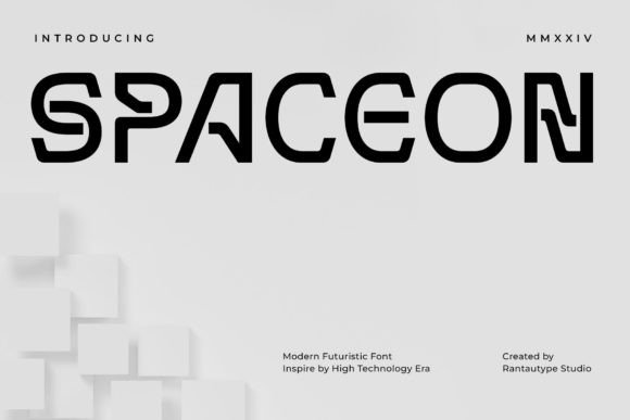 Spaceon: A Futuristic Font for Modern Brands