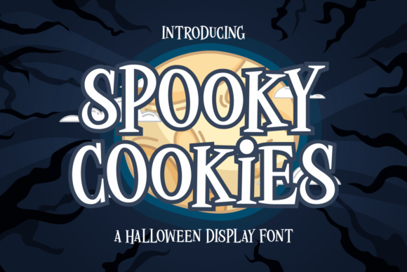 Spooky Cookies Font: A Playful Display Typeface for Small Business Branding