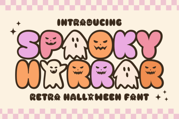 Spooky Horror: A Vintage Halloween Typeface for Editorial Storytelling