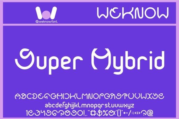 Super Hybrid Font for Bold Campaigns