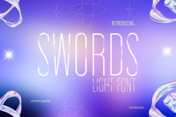 Swords Light Font Review for Brand Designers