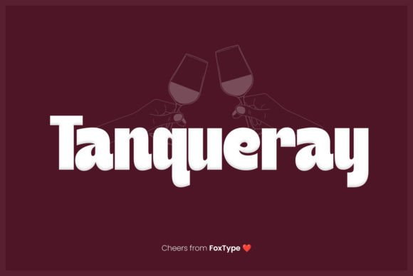 Tanqueray: A Decorative Display Typeface for Your Handmade Brand