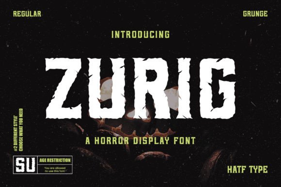 Zurig: A Bold Display Font for Creative Projects